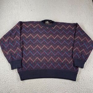 Vintage Givenchy Monsieur‎ Knit Sweater Size XL Wool Acrylic 80s 90s *Holes